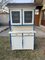 Vintage Glass & Painted Wood Kitchen Cupboard, 1930s 1