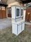 Vintage Glass & Painted Wood Kitchen Cupboard, 1930s, Image 5