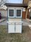 Vintage Glass & Painted Wood Kitchen Cupboard, 1930s 4