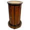 Round Biedermeier Drum Cabinet, Walnut Veneer, Austria, Vienna circa 1830 1