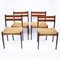 Danish Teak Dining Chairs by Arne Hovmand Olsen for Mogens Kold, 1970s, Set of 4 1