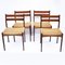 Danish Teak Dining Chairs by Arne Hovmand Olsen for Mogens Kold, 1970s, Set of 4 2