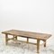 Large Antique Rustic Elm Coffee Table 1