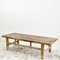 Large Antique Rustic Elm Coffee Table, Image 1