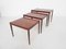 Tables Gigognes Mid-Century en Bois, Pays-Bas, 1950s, Set de 3 4