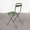 French Green Metal Folding Chairs, 1960s, Set of 6 7