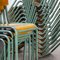 French Mint Green Model 510/1 Stacking Dining Chair from Mullca, 1950s, Image 2