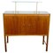 Austrian Mid-Century Walnut and Brass Credenza by Oswald Haerdtl, Image 1