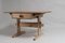 Late 18th Century Swedish Solid Pine Trestle Table, Image 4