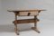 Late 18th Century Swedish Solid Pine Trestle Table, Image 2