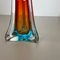 Extra Large Multi-Color Murano Glass Sommerso Vase, Italy, 1970s 5