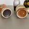 Vintage Pottery Fat Lava Vases from Scheurich, Germany, 1970s, Set of 4 17