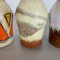 Vintage Pottery Fat Lava Vases from Scheurich, Germany, 1970s, Set of 4 7