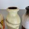 Vintage Pottery Fat Lava Vases from Scheurich, Germany, 1970s, Set of 4 8