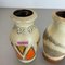 Vintage Pottery Fat Lava Vases from Scheurich, Germany, 1970s, Set of 4 5