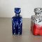 Blau-rote Keramik Fat Lava Glaze WGP Vasen von Jopeko, Deutschland, 1970er, 2er Set 12
