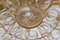 Großer Kronleuchter aus vergoldetem Messing & Kristallglas von Sciolari für Palwa, 1970er 6