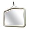 Miroir Mid-Century en Bois Massif Peint, Italie, 1940s 1