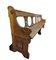 Large Antique Pitch Church Pew Bench, Image 2