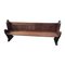 Antique Pitch Pine Pew Bench, Image 1