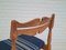 Danish Design Oak Wood Chairs in the Style of Henning Kjærnulf, 1960s, Set of 5, Image 8
