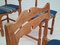 Danish Design Oak Wood Chairs in the Style of Henning Kjærnulf, 1960s, Set of 5, Image 11