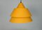 Mid-Century Danish Yellow Zone Pendant Lamp by Jo Hammerborg for Fog & Menup, 1960s 1