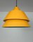 Mid-Century Danish Yellow Zone Pendant Lamp by Jo Hammerborg for Fog & Menup, 1960s, Image 9