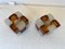 Italian Glass Cube Lamps from Poliarte, 1970s, Set of 2, Image 11