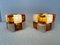 Italian Glass Cube Lamps from Poliarte, 1970s, Set of 2 2