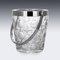 20th Century French Silver Plated & Glass Champagne Ice Bucket, 1960s 1