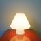 Lampe de Bureau Champignon en Verre Opalin de Venini, 1960s 2