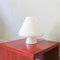 Opaline Glass Mushroom Table Lamp from Venini, 1960s 4