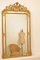 Antique 19th Century Gilt Wall Mirror with Flowers and Cup 3