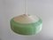 White and Green Pendant Lamp for Rotaflex, 1960s, Image 3