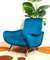 Italian Lounge Lady Chair by Marco Zanuso for Arflex, 1950s, Image 9