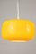 Lampada a sospensione regolabile in vetro giallo, anni '60, Immagine 1
