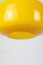 Yellow Glass Adjustable Pendant, 1960s 4