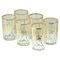 Biedermeier Octagonal Cut Glasses, Set of 6 1