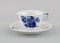 Blue Flower Angular Coffee Cups with Saucers and Plates from Royal Copenhagen, Set of 30 2