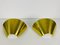 Modernist German Brass and Opaline Glass Wall Lamps, 1980s, Set of 2 3