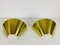Modernist German Brass and Opaline Glass Wall Lamps, 1980s, Set of 2, Image 4