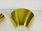 Modernist German Brass and Opaline Glass Wall Lamps, 1980s, Set of 2 9