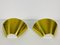 Modernist German Brass and Opaline Glass Wall Lamps, 1980s, Set of 2, Image 7