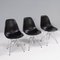 Black DSR Dining Chairs by Charles & Ray Eames for Vitra, Set of 3 2