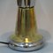 Italian Chromed Metal and Brass Bedside Lamp 2