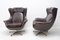 Leather Swivel Armchairs from UP Zavody, 1970s, Set of 2 6