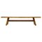 Solid Walnut Torbecchia Bench by Giovanni Michelucci, Image 1