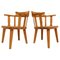 Fauteuils Scandinaves en Pin, Norvège, 1970s, Set de 2 1