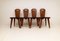 Swedish Modern Pine Dining Chairs by Bo Fjaestad, 1940s, Set of 4 2